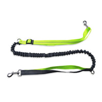 HKM-7466173 Hands-Free Dog Leash with Elastic Design and Adjustable Waistbelt