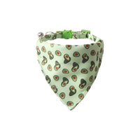 HKM-7468605 Colorful Fruit Series Pet Collar with Bell - Watermelon, Grape, Peach, Lemon & Avocado Options