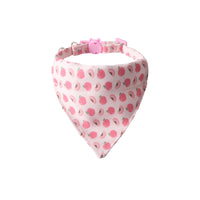 HKM-7468605 Colorful Fruit Series Pet Collar with Bell - Watermelon, Grape, Peach, Lemon & Avocado Options