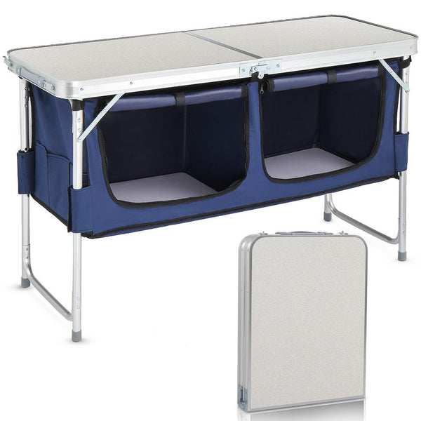 HKM-746899 4ft Portable Folding Outdoor Table for Camping and Events