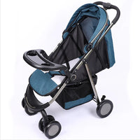 HKM-746899 Foldable Baby Stroller with Tray - Compact Travel System Pushchair for Infants