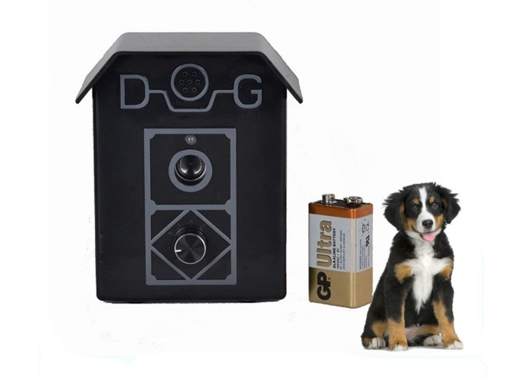 HKM-7469629 Ultrasonic Bark Stopper Dog Training Device - ABS Material, Compact Size 10.5X7.5X11.9CM, Lightweight 0.3KG