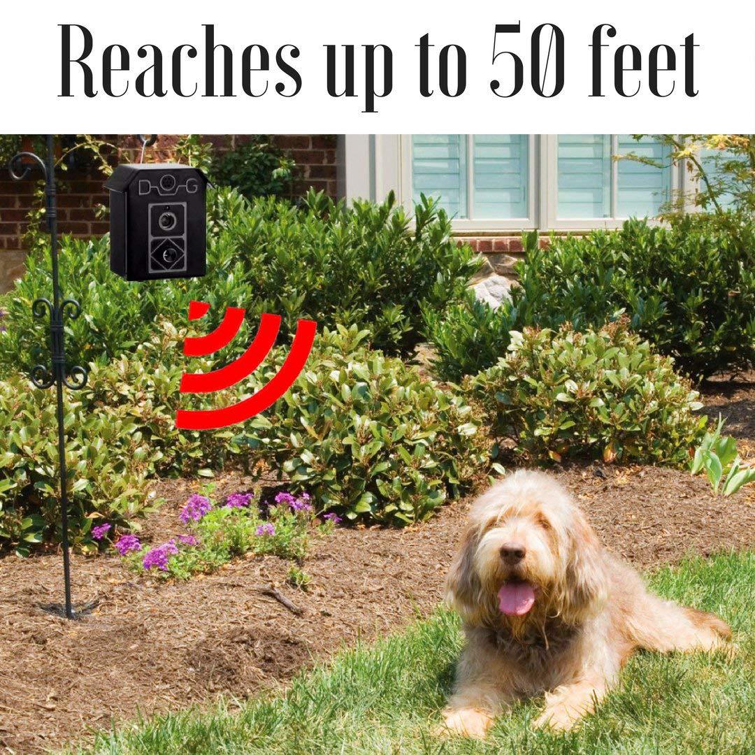 HKM-7469629 Ultrasonic Bark Stopper Dog Training Device - ABS Material, Compact Size 10.5X7.5X11.9CM, Lightweight 0.3KG