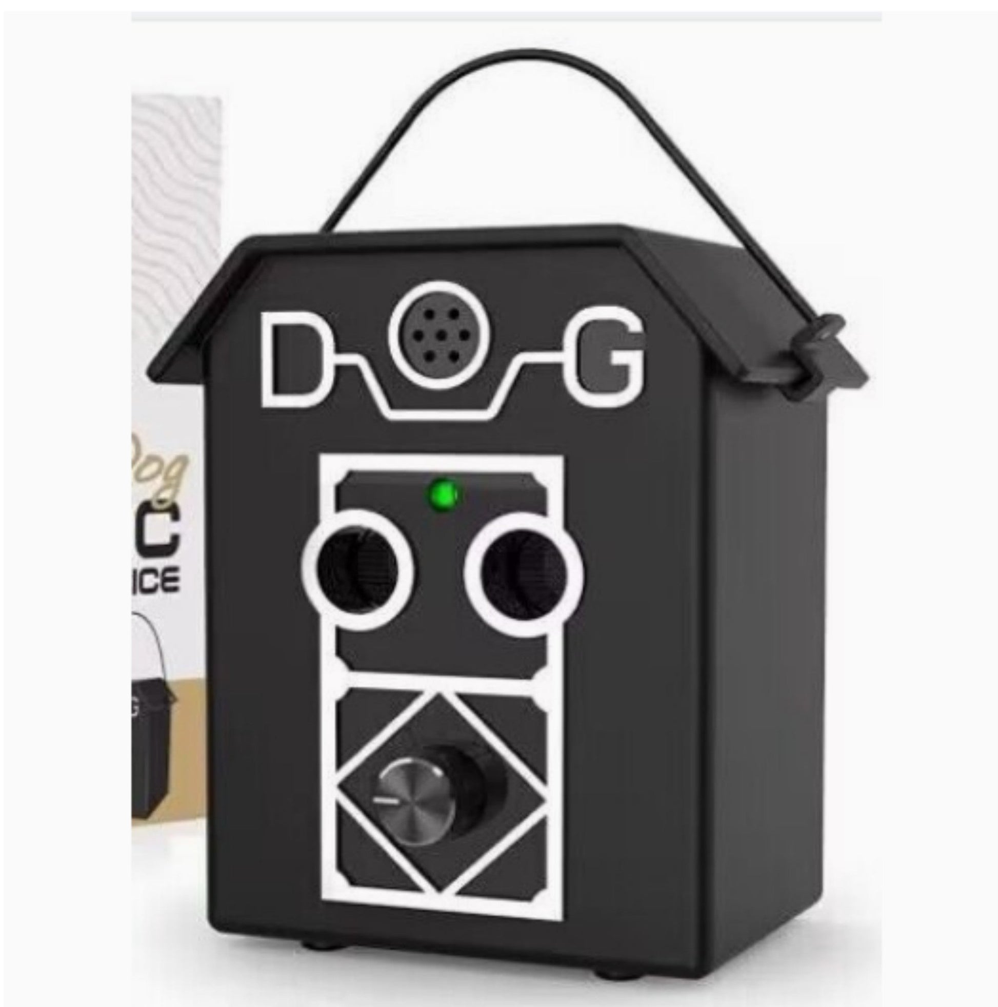 HKM-7469629 Ultrasonic Bark Stopper Dog Training Device - ABS Material, Compact Size 10.5X7.5X11.9CM, Lightweight 0.3KG