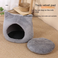 HKM-7470397 Double-Sided Fleece Cat Head Pad - Removable & Washable, Small & Large Sizes Available