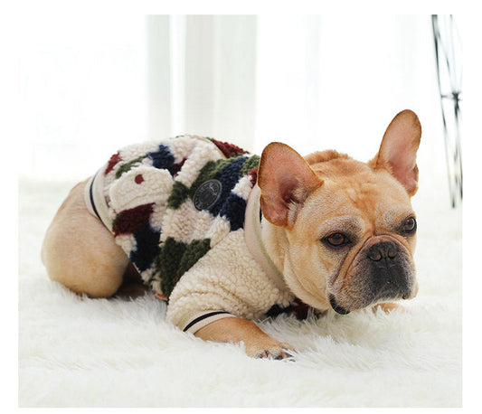 HKM-7470525 Camouflage Dog Hooded Coat - Casual Pet Jacket in Various Sizes