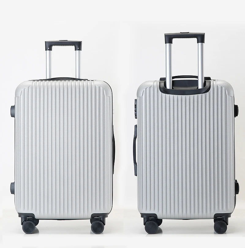 HKM-747091 Expandable 3-Piece Hard Shell Luggage Set with Spinner Wheels for Easy Travel
