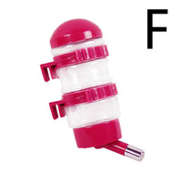 HKM-7472189 Automatic Pet Drinking Fountain with Multiple Bowl Options and Suction Cups in White and Fuchsia