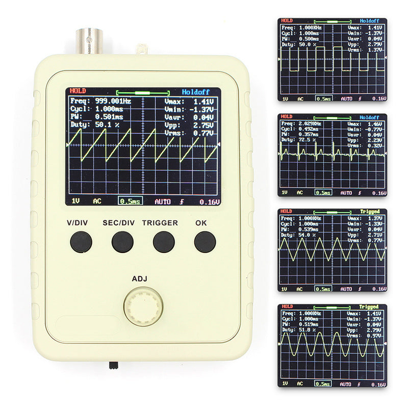HKM-747219 9V DC Power Supply Oscilloscope DIY Kit with 1Msps Sampling Rate and 200KHz Bandwidth