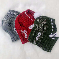 HKM-7472701 French Wool Bucket Hat with Cozy Scarf for Winter - Unisex Design
