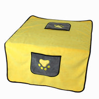 HKM-7472957 Super Absorbent Pet Bath Towel Made of 800g Superfine Fiber for Quick Drying