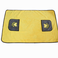HKM-7472957 Super Absorbent Pet Bath Towel Made of 800g Superfine Fiber for Quick Drying
