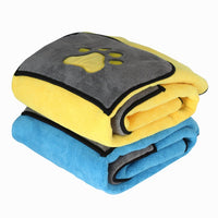 HKM-7472957 Super Absorbent Pet Bath Towel Made of 800g Superfine Fiber for Quick Drying