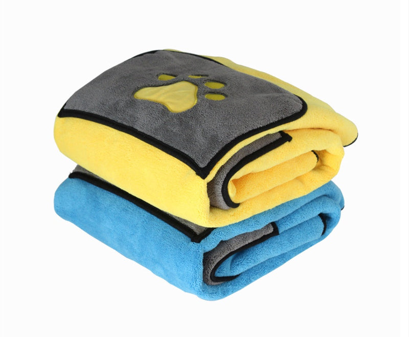 HKM-7472957 Super Absorbent Pet Bath Towel Made of 800g Superfine Fiber for Quick Drying