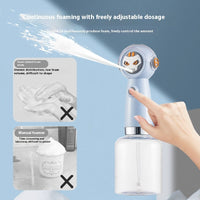 HKM-7473981 Electric Bubbler Shower Gel Machine for Dogs and Cats - USB Powered Frothing Device
