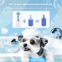 HKM-7473981 Electric Bubbler Shower Gel Machine for Dogs and Cats - USB Powered Frothing Device
