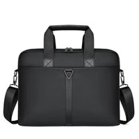 HKM-747411 Custom Logo Waterproof Nylon PU Vintage Anti-Friction Briefcase for Travel and Business