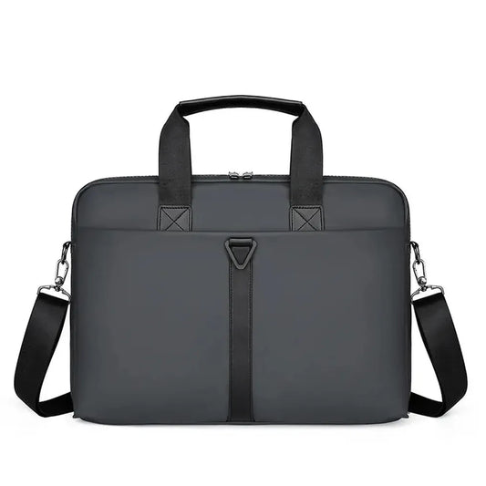 HKM-747411 Custom Logo Waterproof Nylon PU Vintage Anti-Friction Briefcase for Travel and Business