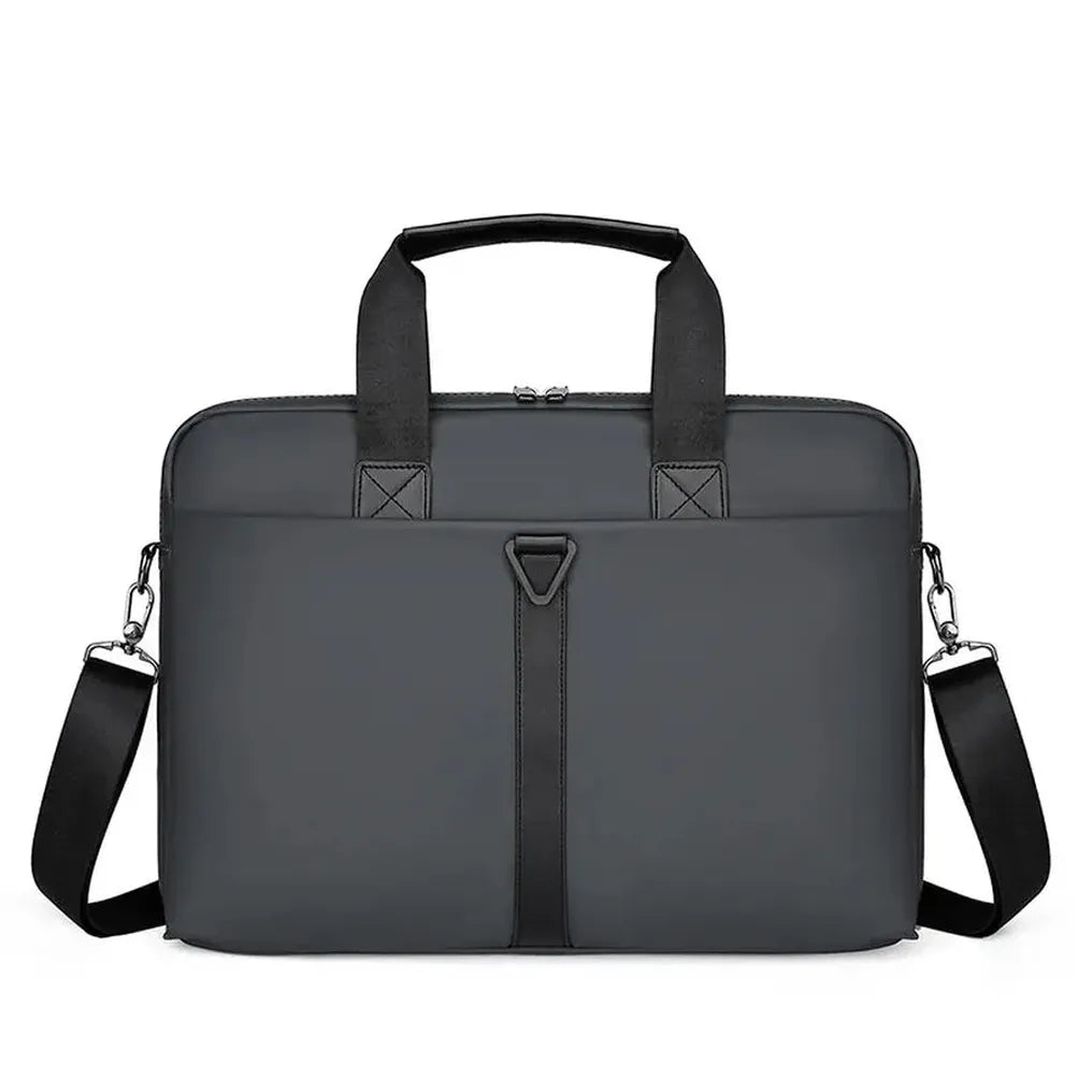HKM-747411 Custom Logo Waterproof Nylon PU Vintage Anti-Friction Briefcase for Travel and Business