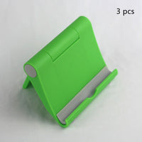 HKM-747411 Foldable Anti-Slip Phone and Tablet Holder with Adjustable Viewing Angles and Silicone Pad