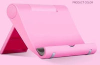 HKM-747411 Foldable Anti-Slip Phone and Tablet Holder with Adjustable Viewing Angles and Silicone Pad