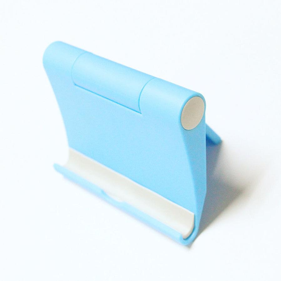 HKM-747411 Foldable Anti-Slip Phone and Tablet Holder with Adjustable Viewing Angles and Silicone Pad