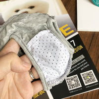 HKM-747539 Cute Princess Design Physiological Pants for Dogs - Available in Yellow and Gray, Sizes XS-XL