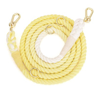 HKM-7475901 Double-Headed Dog Traction Rope - Gradient Rainbow Design, 210cm Length