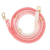 HKM-7475901 Double-Headed Dog Traction Rope - Gradient Rainbow Design, 210cm Length
