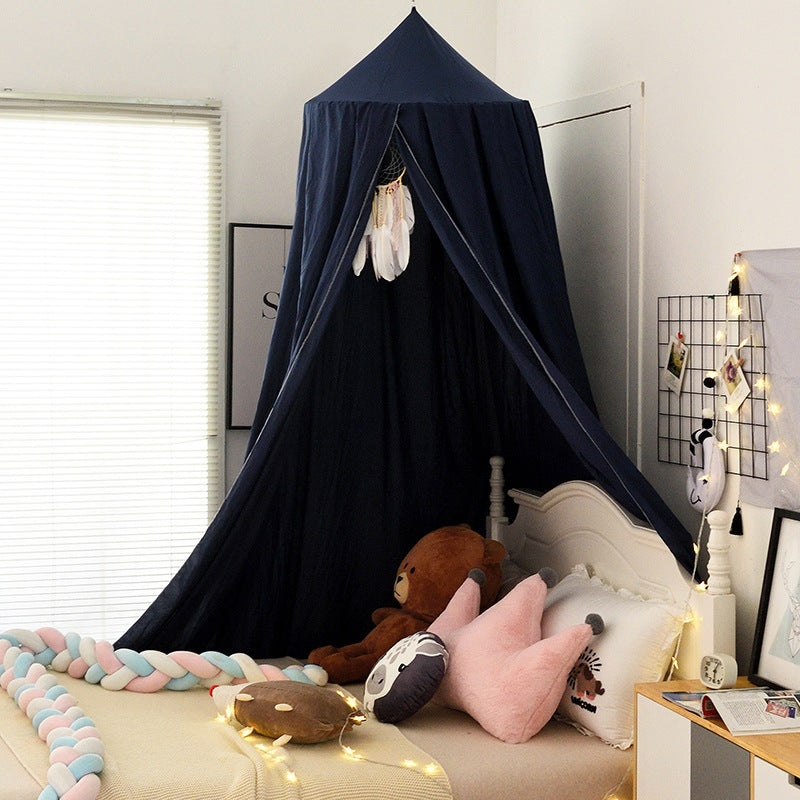 HKM-747667 Hanging Dome Mosquito Net for Baby Cot - Easy Installation, High-Density Polyester Fabric