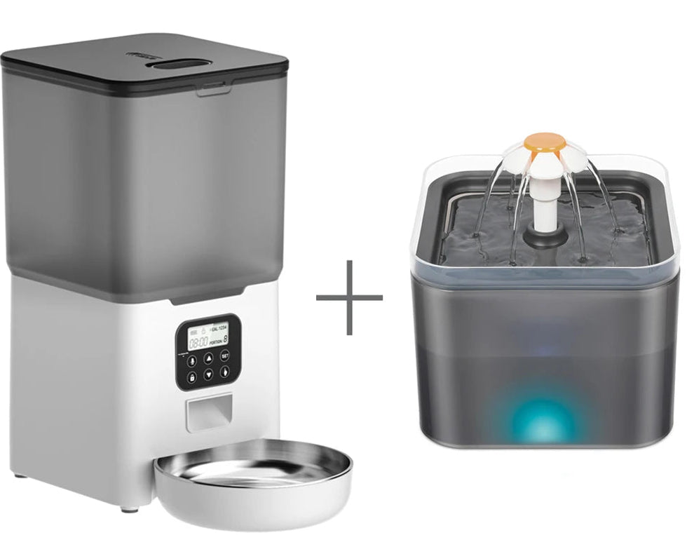 HKM-7477949 Automatic Cat Water Dispenser with LED Light and 2L Capacity, PP Material, 5V 1.5W Power Supply