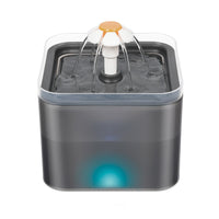 HKM-7477949 Automatic Cat Water Dispenser with LED Light and 2L Capacity, PP Material, 5V 1.5W Power Supply