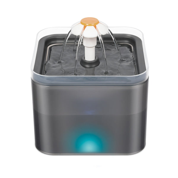 HKM-7477949 Automatic Cat Water Dispenser with LED Light and 2L Capacity, PP Material, 5V 1.5W Power Supply