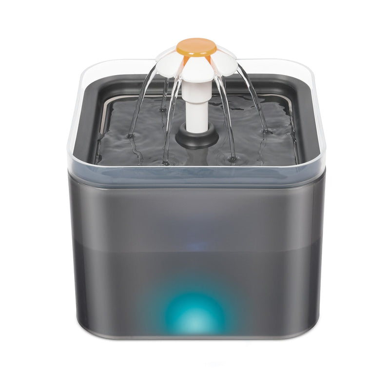 HKM-7477949 Automatic Cat Water Dispenser with LED Light and 2L Capacity, PP Material, 5V 1.5W Power Supply