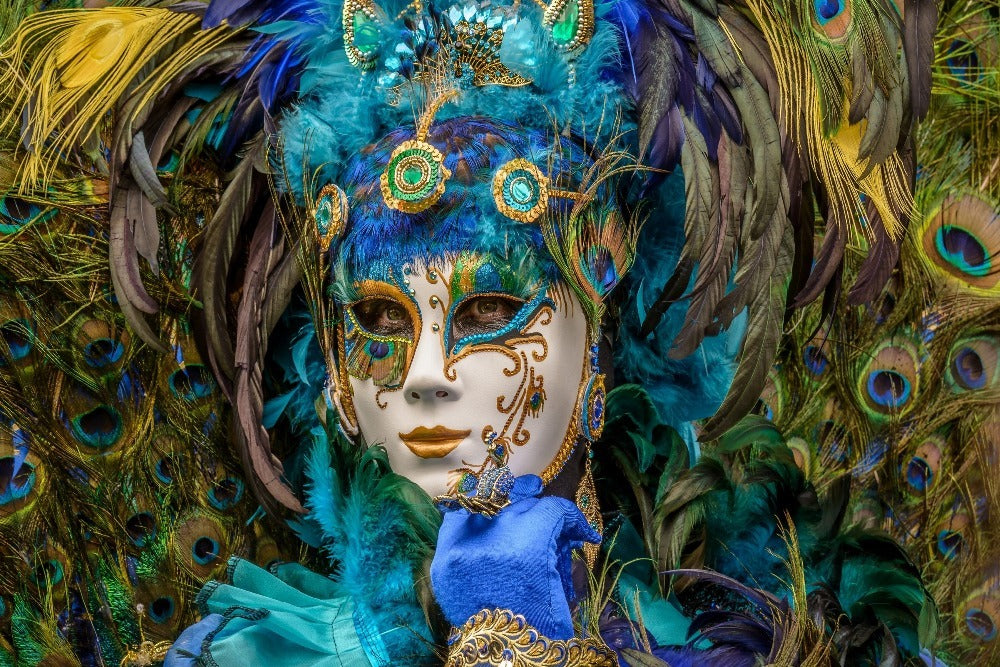 HKM-747859 5D Diamond Painting Kit - Full Square DIY Peacock Feather Design for Home Decor and Creative Gift