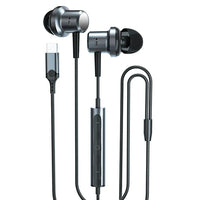 HKM-747859 Digital Type-C Wired Earbuds with Microphone and Hi-Fi Stereo Sound