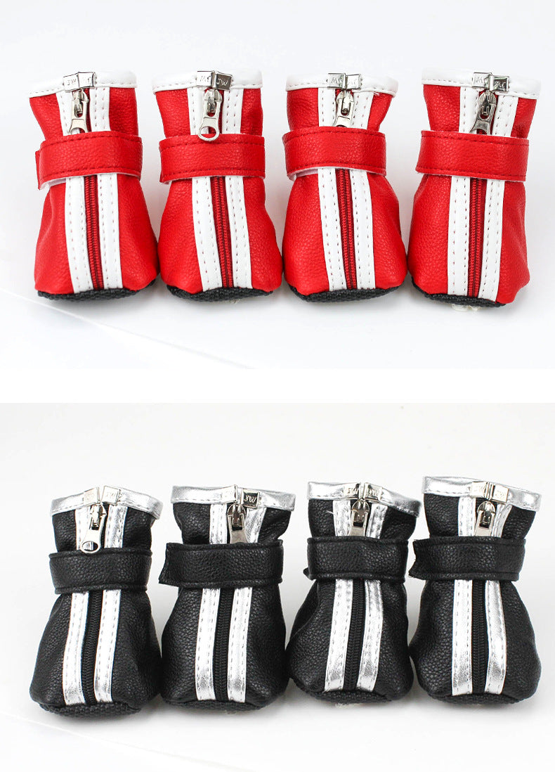 HKM-7478717 Anti-Dirty Dog Balloon Shoe Covers - Random Color, Synthetic Leather, Set of 4