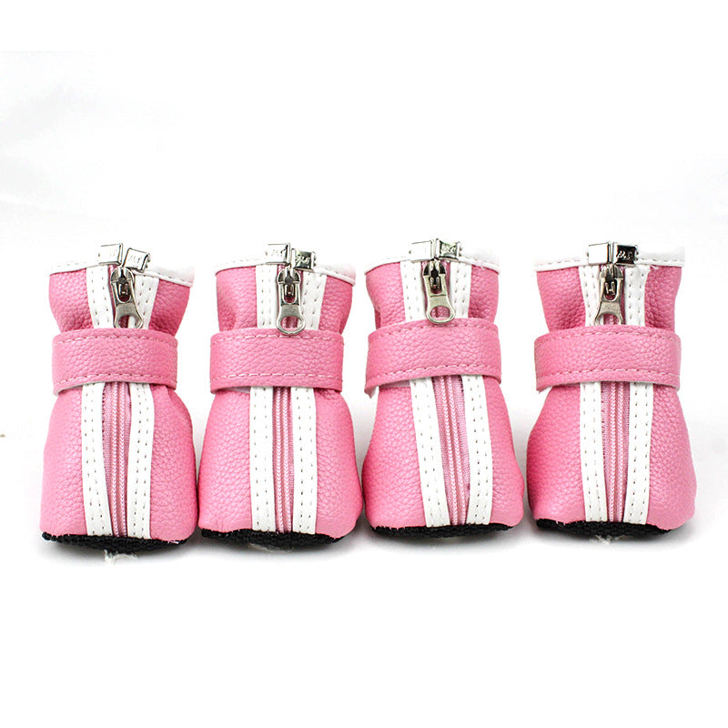 HKM-7478717 Anti-Dirty Dog Balloon Shoe Covers - Random Color, Synthetic Leather, Set of 4