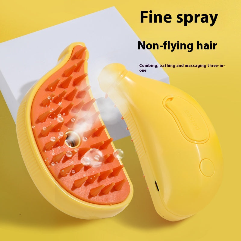 HKM-7479741 Pet Spray Massage Comb for Cats and Dogs - Durable ABS TPR Design
