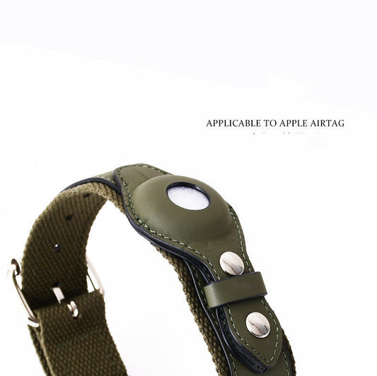 HKM-7479869 Leather Pet Collar Tracker Cover for Airtag - Variety of Colors Available