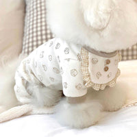 HKM-7480253 Cozy German Velvet Full Printed Sheep Pet Clothing for Dogs and Cats