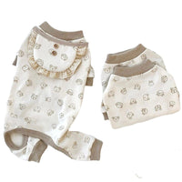 HKM-7480253 Cozy German Velvet Full Printed Sheep Pet Clothing for Dogs and Cats