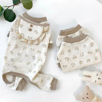 HKM-7480253 Cozy German Velvet Full Printed Sheep Pet Clothing for Dogs and Cats