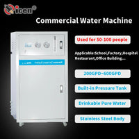 HKM-748051 600GPD 5-Stage RO Water Purification System for Home and Commercial Use