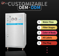 HKM-748051 600GPD 5-Stage RO Water Purification System for Home and Commercial Use