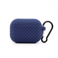 HKM-748051 Woven Pattern Silicone Sleeve for AirPods 1, 2, 3, and Pro - Protective Accessory