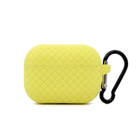 HKM-748051 Woven Pattern Silicone Sleeve for AirPods 1, 2, 3, and Pro - Protective Accessory