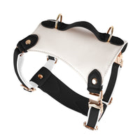HKM-7481149 Leather Pet Vest with Lead Rope - Available in Various Colors and Sizes