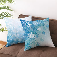 HKM-748179 Snowflake Digital Print Pillowcase in Peach Skin Velvet, 45x45CM