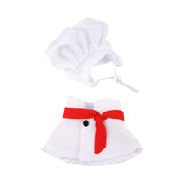 HKM-7482429 Chef Cap Pet Cloak for Dogs and Cats - Monochrome Satin Outfit